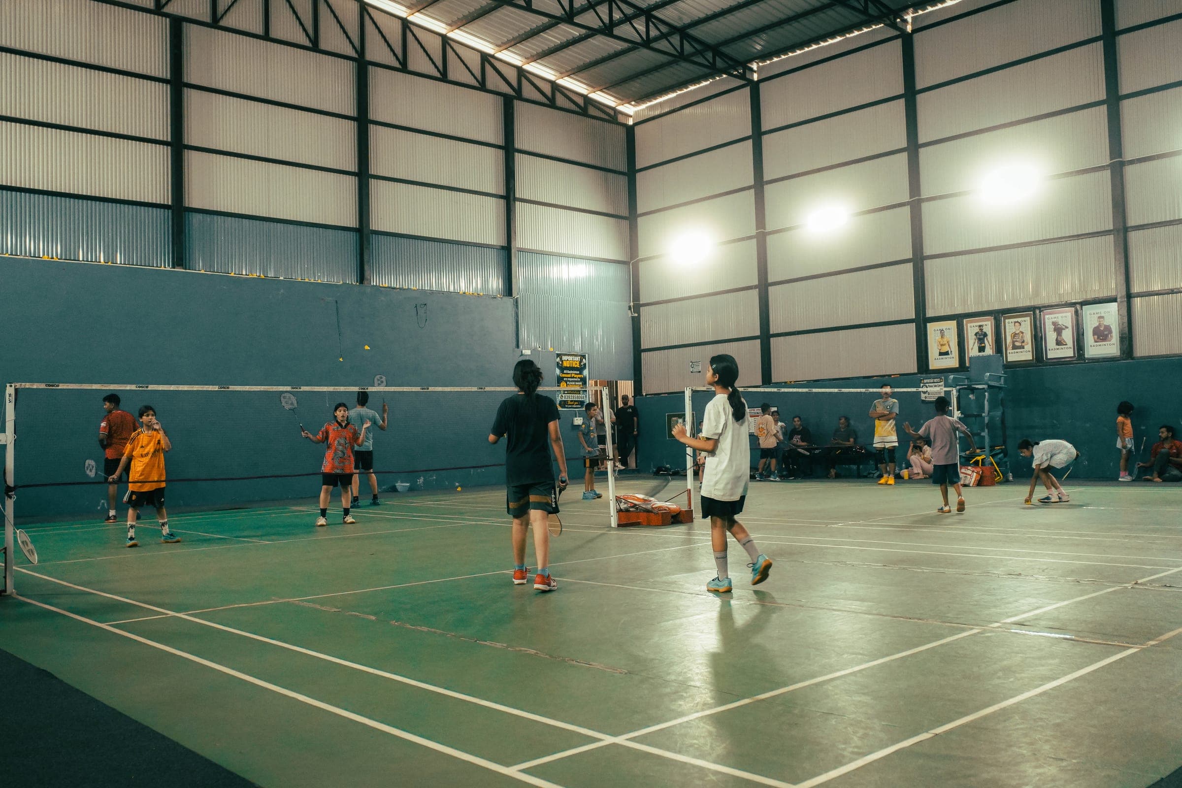 Athletes training together at Aspire