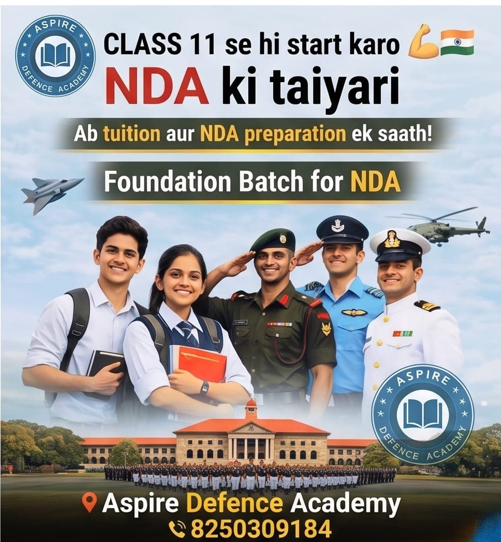 Defence coaching aspirants at Aspire Defence Academy
