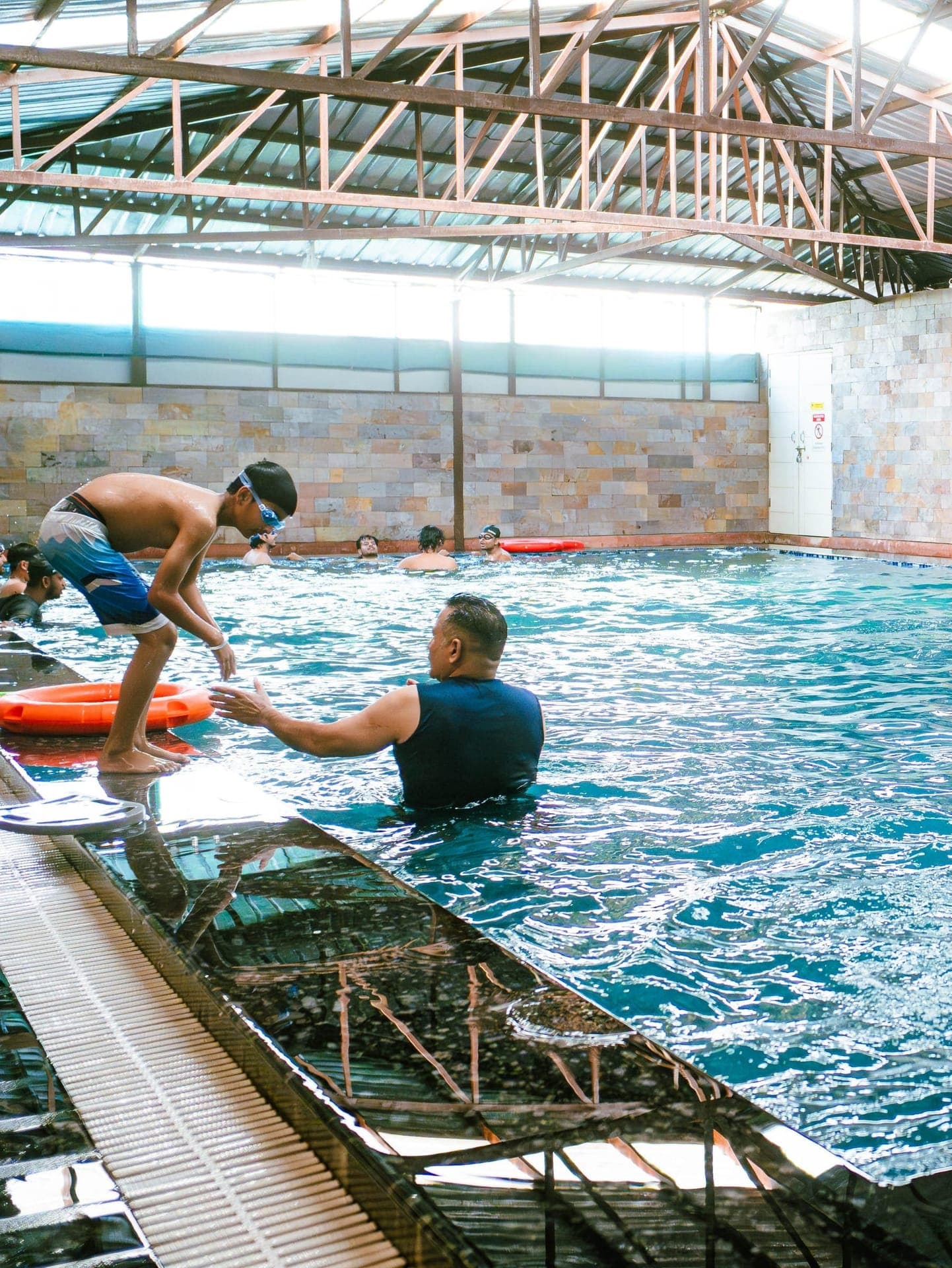Swimming coaching at Aspire Sports Academy