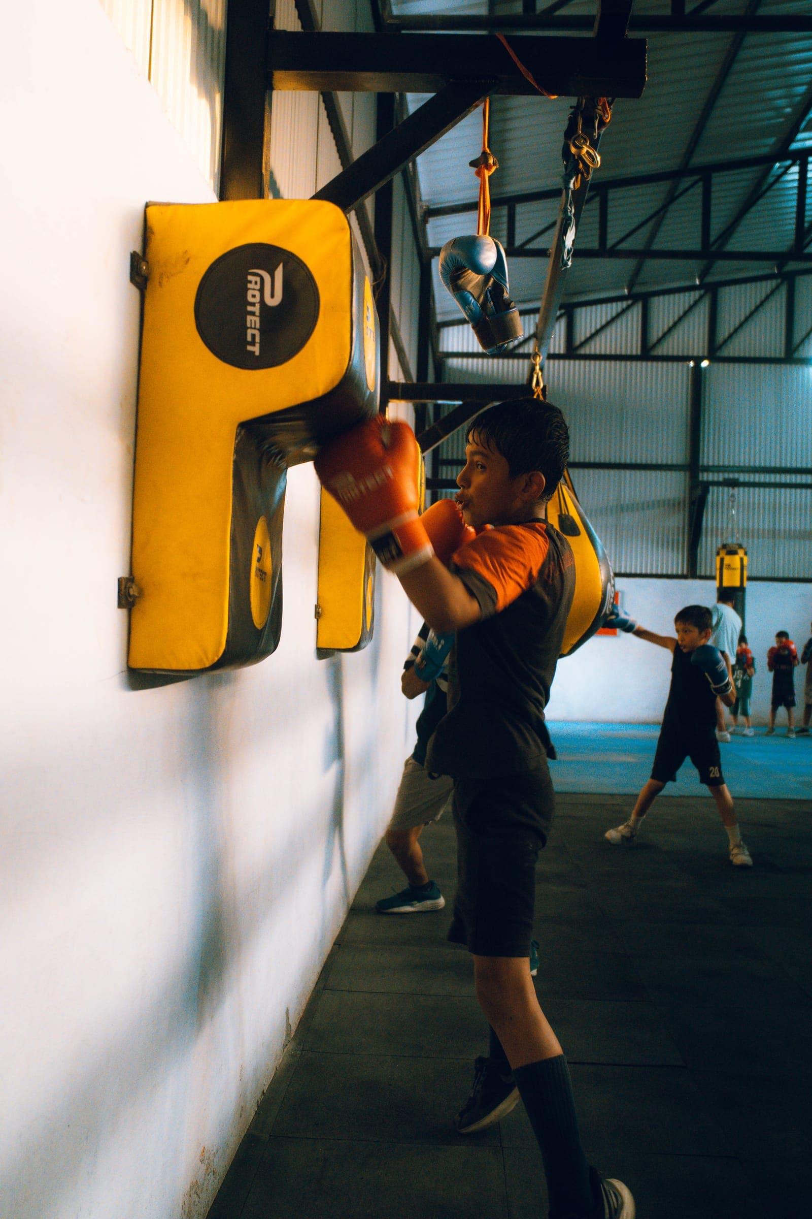 Youth boxing training at Aspire Sports Academy