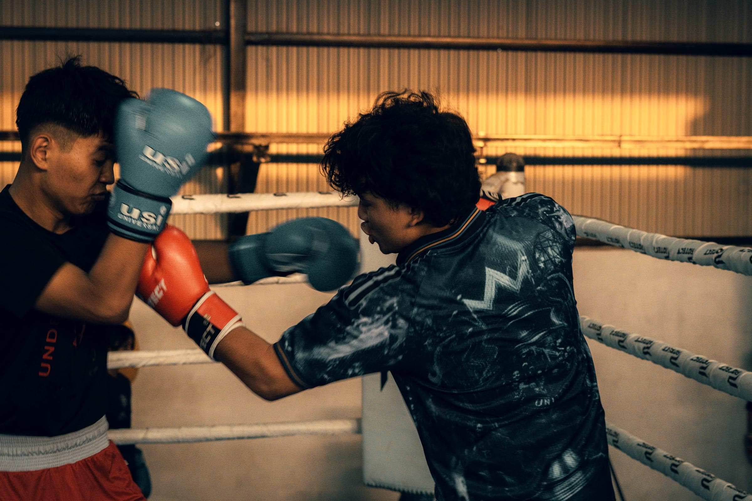 Boxing ring training at Aspire Sports Academy