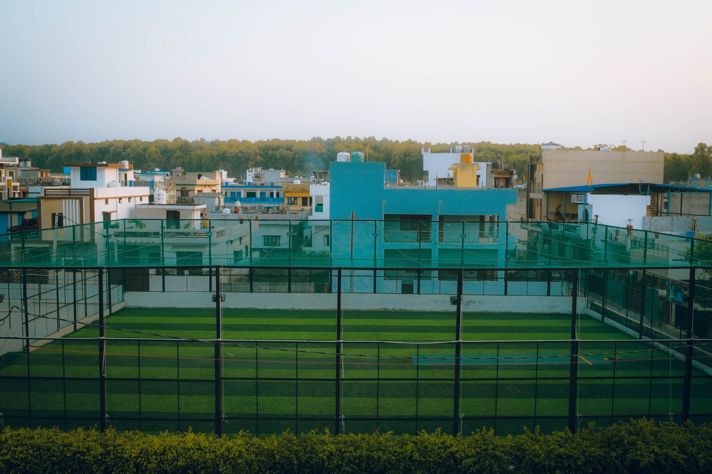 Outdoor sports turf at Aspire Sports Academy in Dehradun