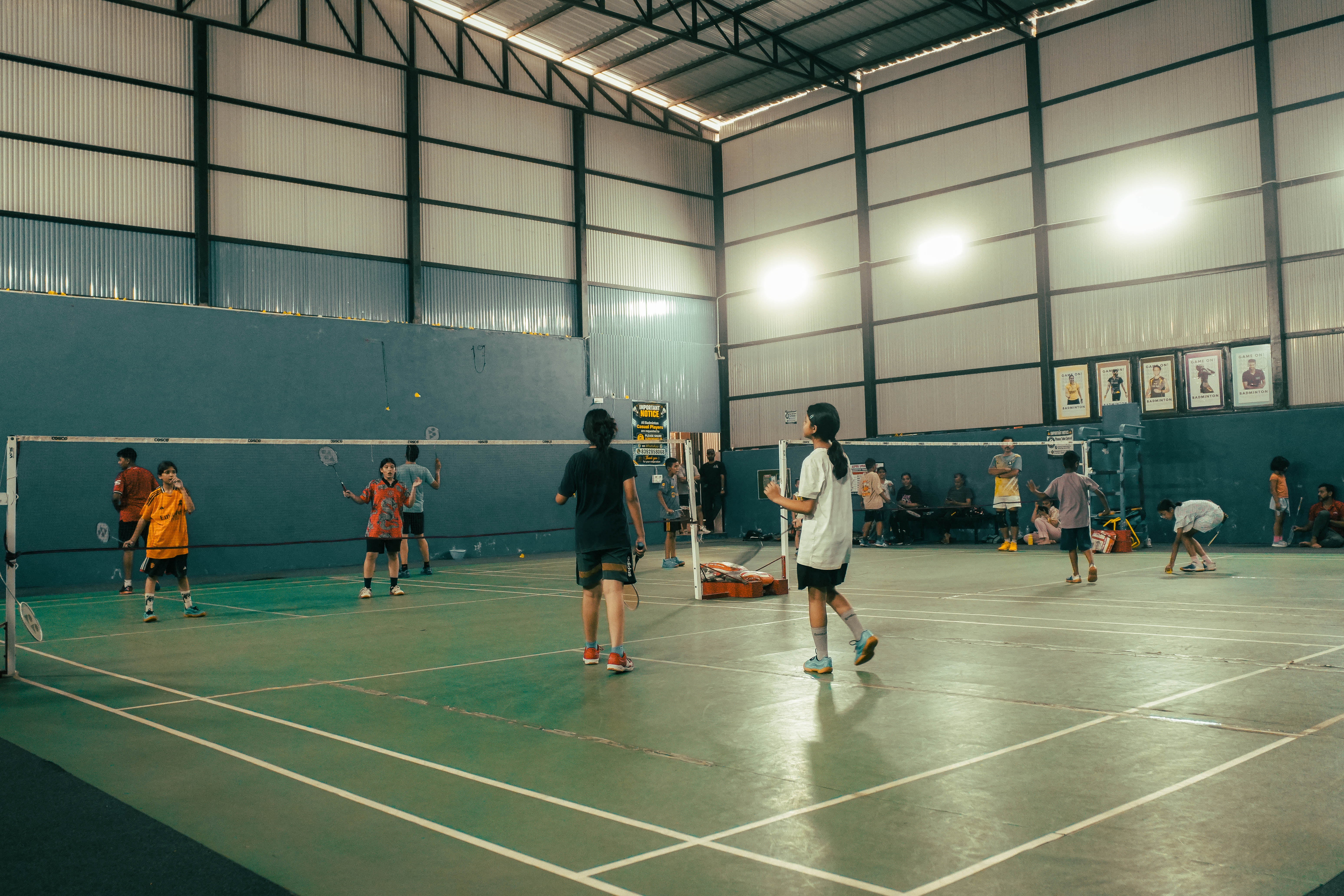 Athletes training together at Aspire